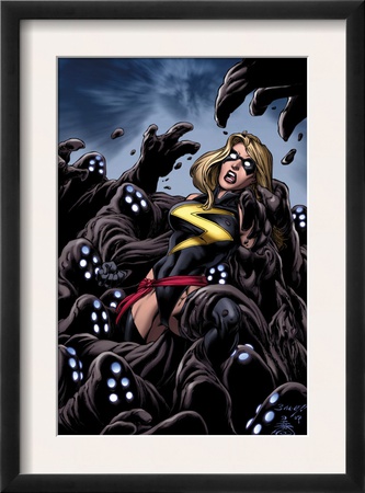 The Mighty Avengers #11 Cover: Ms. Marvel by Mark Bagley Pricing Limited Edition Print image