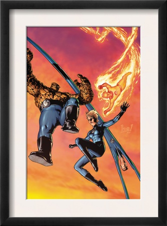 Fantastic Four #514 Cover: Mr. Fantastic, Invisible Woman, Human Torch, Thing And Fantastic Four by Gene Ha Pricing Limited Edition Print image