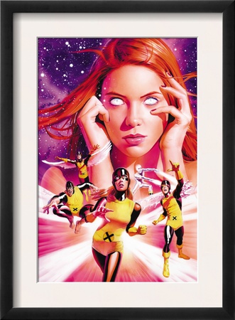 X-Men Origins: Jean Grey #1 Cover: Grey, Jean, Marvel Girl, Cyclops And Beast by Mike Mayhew Pricing Limited Edition Print image