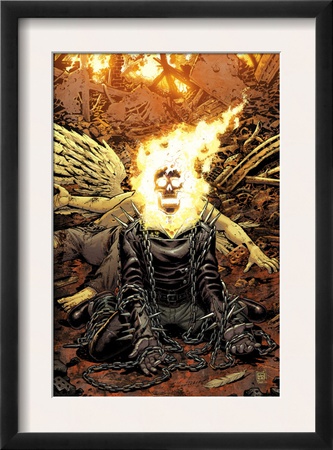 Ghost Rider #18 Cover: Ghost Rider by Tony Moore Pricing Limited Edition Print image