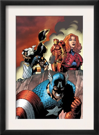 Marvel Adventures The Avengers #14 Cover: Captain America by Leonard Kirk Pricing Limited Edition Print image