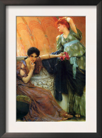 Unconscious Rivals by Sir Lawrence Alma-Tadema Pricing Limited Edition Print image