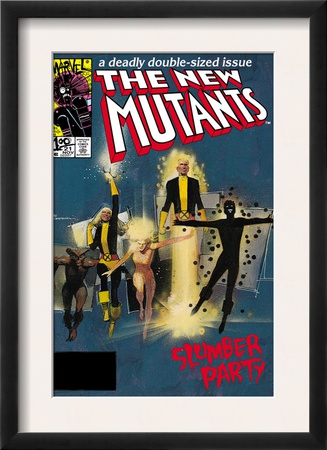 The New Mutants #4 Cover: Sunspot, Cannonball, Magik, Magma, Wolfsbane And New Mutants by Bill Sienkiewicz Pricing Limited Edition Print image