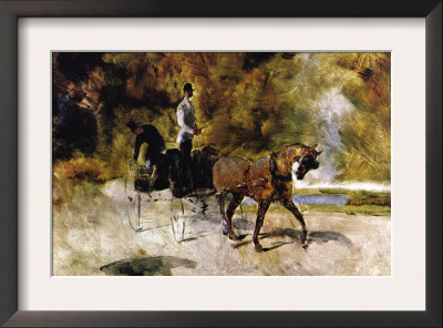 The One Horse Carraige by Henri De Toulouse-Lautrec Pricing Limited Edition Print image
