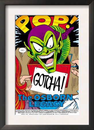 The Spectacular Spider-Man #189 Headshot: Green Goblin by Sal Buscema Pricing Limited Edition Print image