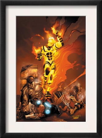 X-Men #184 Cover: Sunfire by Salvador Larroca Pricing Limited Edition Print image
