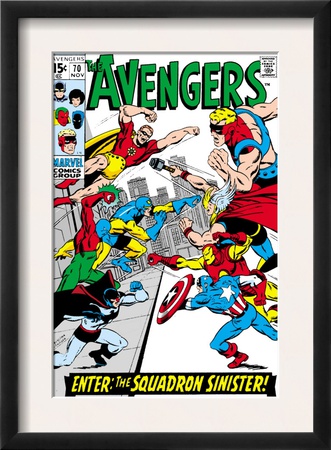 Avengers #70 Cover: Hyperion by Sal Buscema Pricing Limited Edition Print image
