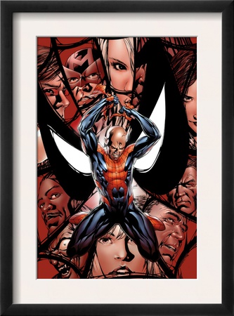 House Of M #5 Cover: Spider-Man, Peter Parker, Charging by Mike Mckone Pricing Limited Edition Print image