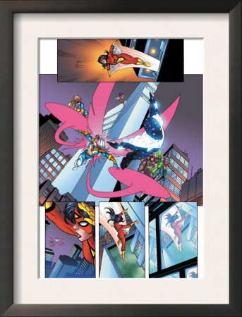 New Thunderbolts #14 Group: Songbird, Photon And New Thunderbolts by Tom Grummett Pricing Limited Edition Print image