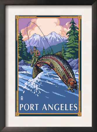 Fisherman - Port Angeles, Wa, C.2009 by Lantern Press Pricing Limited Edition Print image