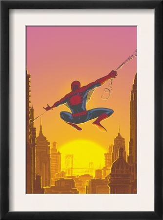 Spectacular Spider-Man #27 Cover: Spider-Man Swinging by Mark Buckingham Pricing Limited Edition Print image