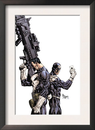 Punisher Vs. Bullseye #1 Cover: Punisher And Bullseye by Mike Deodato Jr. Pricing Limited Edition Print image