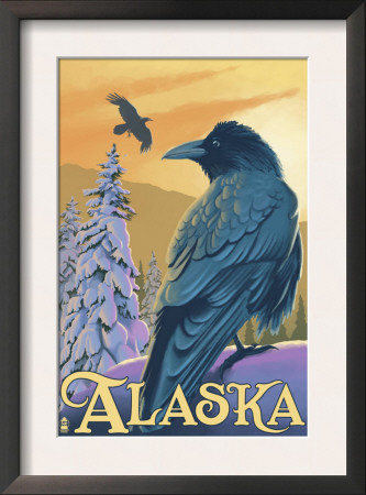Ravens - Alaska, C.2009 by Lantern Press Pricing Limited Edition Print image