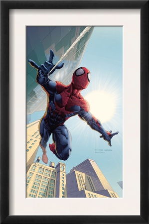 Spider-Man: House Of M #1 Cover: Spider-Man Swinging by Salvador Larroca Pricing Limited Edition Print image