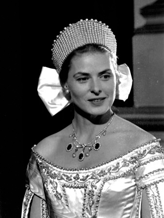 Ingrid Bergman During The Shooting Of The Movie 'Anastasia' In London, 1956 by Benno Graziani Pricing Limited Edition Print image