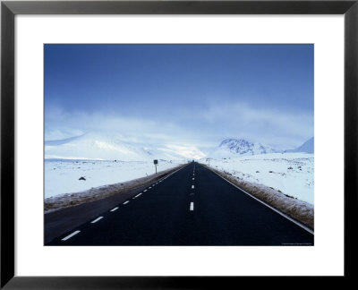 Road Through Snow, Scotland by Peter Adams Pricing Limited Edition Print image