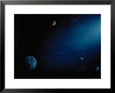 Space Illustration Titled Lumenone by Ron Russell Pricing Limited Edition Print image
