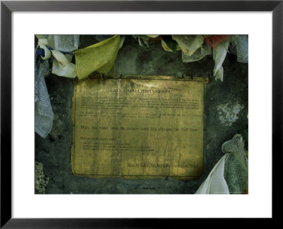 Memorial To Babu Chiri Sherpa Killed On Everest, Nepal by Paul Franklin Pricing Limited Edition Print image