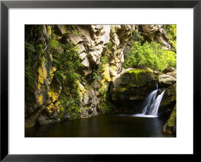 Waterfall In The Swartberg Mountains Outside Oudtshoorn, South Africa by Roger De La Harpe Pricing Limited Edition Print image