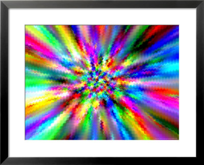 Abstract Multi-Coloured Background With Smeared Paint Effect by Albert Klein Pricing Limited Edition Print image