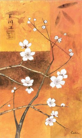 Oriental Flowers I by Cano Pricing Limited Edition Print image