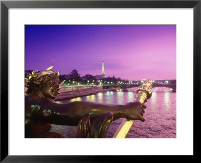 Eiffel Tower From Pont Alexander Iii Bridge, France by Lonnie Duka Pricing Limited Edition Print image