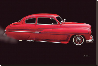 1950 Custom Mercury by Keith Vanstone Pricing Limited Edition Print image