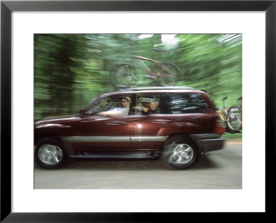 Vehicle With Mountain Bikes, Oregon, Usa by Roy Toft Pricing Limited Edition Print image