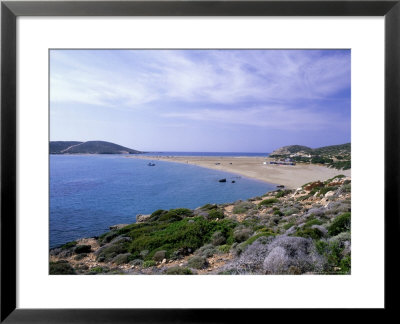 View Across Isthmus From Rhodes To Prassonissi, Greece by Ian West Pricing Limited Edition Print image