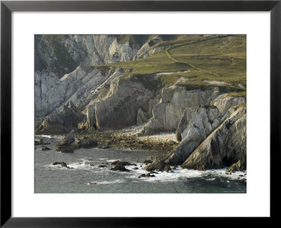 Cliffs Near Ashleam, Achill Island, County Mayo, Connacht, Republic Of Ireland by Gary Cook Pricing Limited Edition Print image