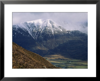 Torridon Village Beneath Liathach Mountain Range, Highland Region, Scotland, United Kingdom by Duncan Maxwell Pricing Limited Edition Print image