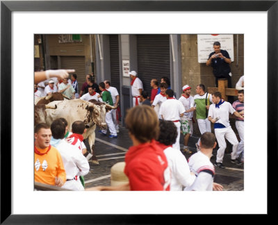 San Fermin, Running Of The Bulls Festival, Pamplona, Navarra, Euskadi, Spain by Christian Kober Pricing Limited Edition Print image