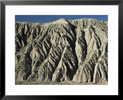 Gully Erosion In Thick Gravel Terrace, Wildrose Canyon, Death Valley, California, Usa by Tony Waltham Pricing Limited Edition Print image