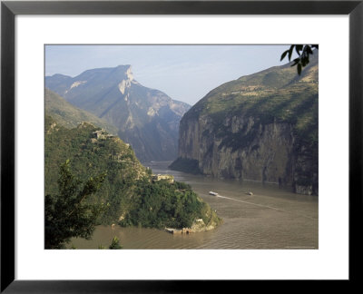 Upstream End Seen From Fengjie, Qutang Gorge, Three Gorges, Yangtze River, China by Tony Waltham Pricing Limited Edition Print image