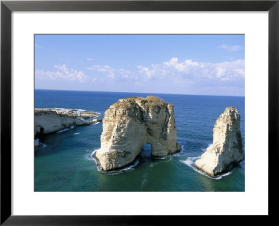 Rock Arches, Beirut, Lebanon, Mediterranean Sea, Middle East by Alison Wright Pricing Limited Edition Print image