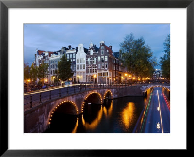 Holland, Amsterdam, Keizersgracht And Leidesegracht Canals by Gavin Hellier Pricing Limited Edition Print image