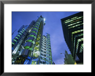 Lloyds Building At Night, City Of London, London by Lee Frost Pricing Limited Edition Print image