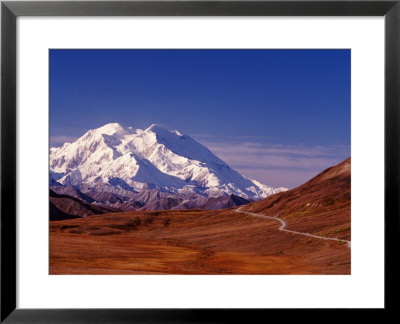 Mt. Denali From Stony Hill In Fall, Mt. Mckinley, Alaska, Usa by Charles Sleicher Pricing Limited Edition Print image