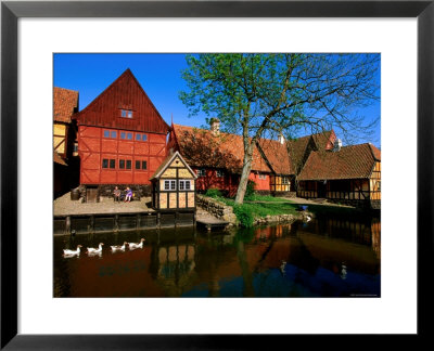 Den Gamle By Old Town Buildings, Arhus, Denmark by John Elk Iii Pricing Limited Edition Print image