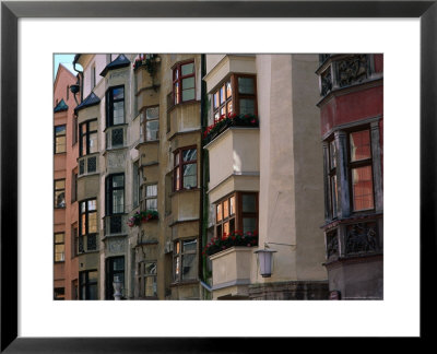 Apartment Buildings Along Freidrichstrasse, Innsbruck, Austria by Chris Mellor Pricing Limited Edition Print image