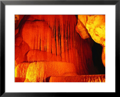 Golden Stone Waterfalls Of Inner Phra Nang Caves (Or Princess Caves), Phra Nang Caves, Thailand by Paul Beinssen Pricing Limited Edition Print image