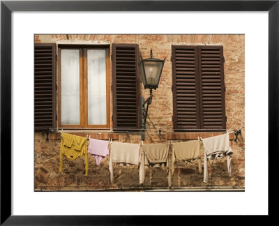 Washing Hangs Outside Apartment Window by James Braund Pricing Limited Edition Print image
