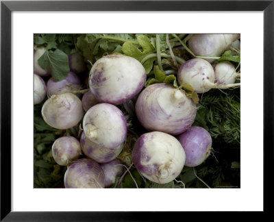 Bunch Of Turnips For Sale At A Road-Side Market by Todd Gipstein Pricing Limited Edition Print image