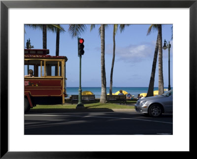 Street Scene At Waikiki Beach, Hololulu, Hawaii by Stacy Gold Pricing Limited Edition Print image