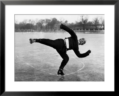 Elderly Chinese Man Ice Skating by Jack Wilkes Pricing Limited Edition Print image