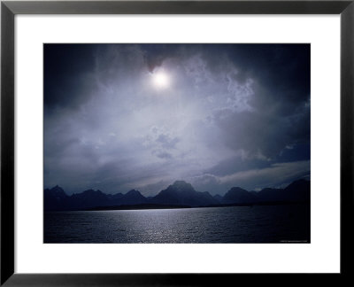 Moonlight Over Jackson Lake With Grand Tetons In Background by Eliot Elisofon Pricing Limited Edition Print image