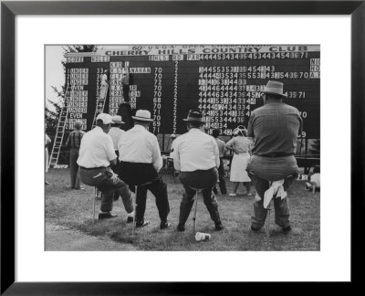 National Scoreboard At Us National Open Golf Tournament, Cherry Hills Country Club by Ralph Crane Pricing Limited Edition Print image