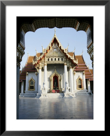 Wat Benchamabophit (Marble Temple), Bangkok, Thailand, Southeast Asia by Angelo Cavalli Pricing Limited Edition Print image