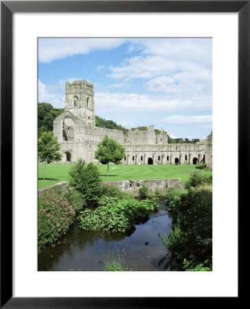 Fountains Abbey, Unesco World Heritage Site, Yorkshire, England, United Kingdom by Roy Rainford Pricing Limited Edition Print image