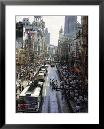 Nanjing Road, Shanghai, China by Tony Waltham Pricing Limited Edition Print image